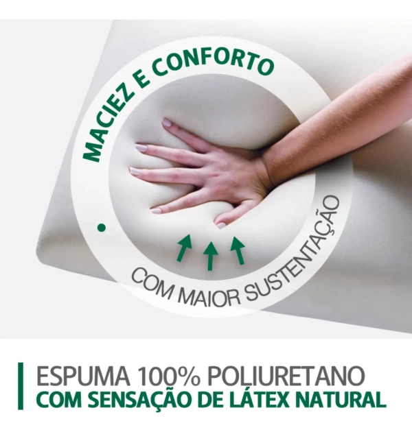 Travesseiro Com Espuma De Látex - Com Alta Elasticidade - Imagem 9