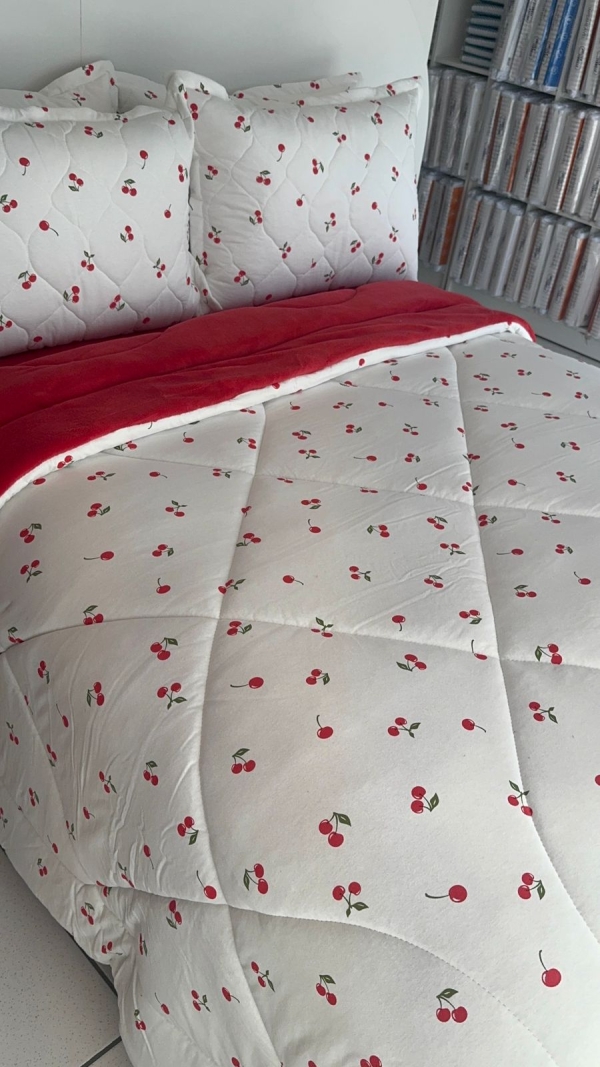 Coberdrom Malha cerejinha 100% Algodão - Plush Liso - Imagem 5