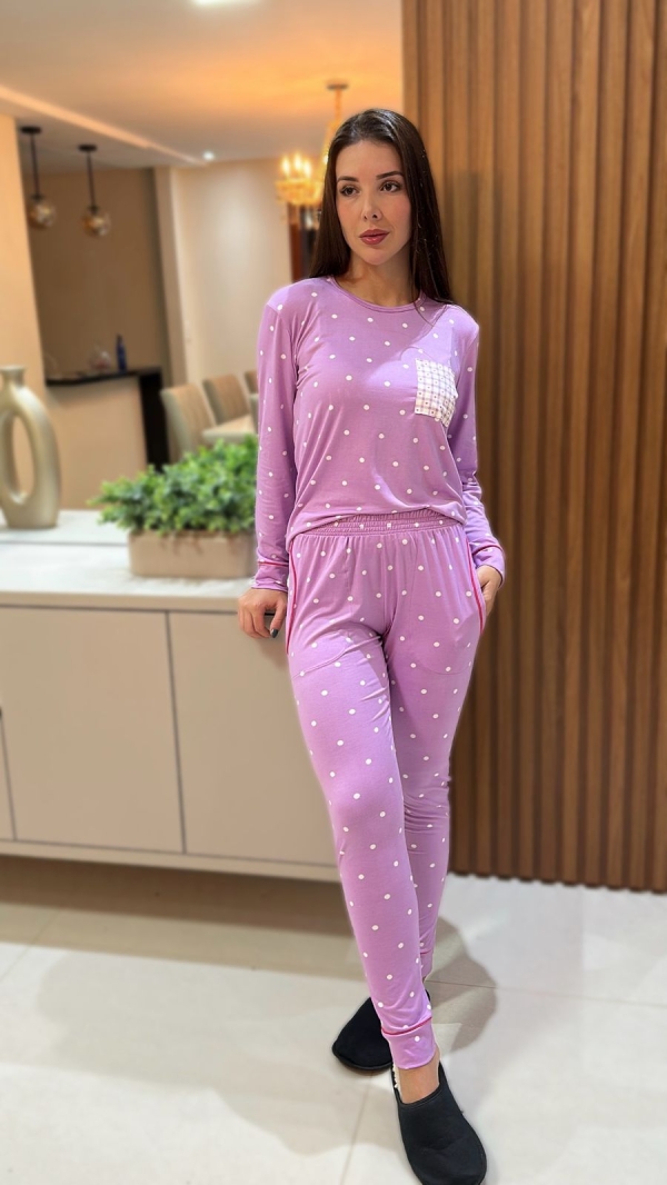 Conjunto de Dormir – Suede Tam GG