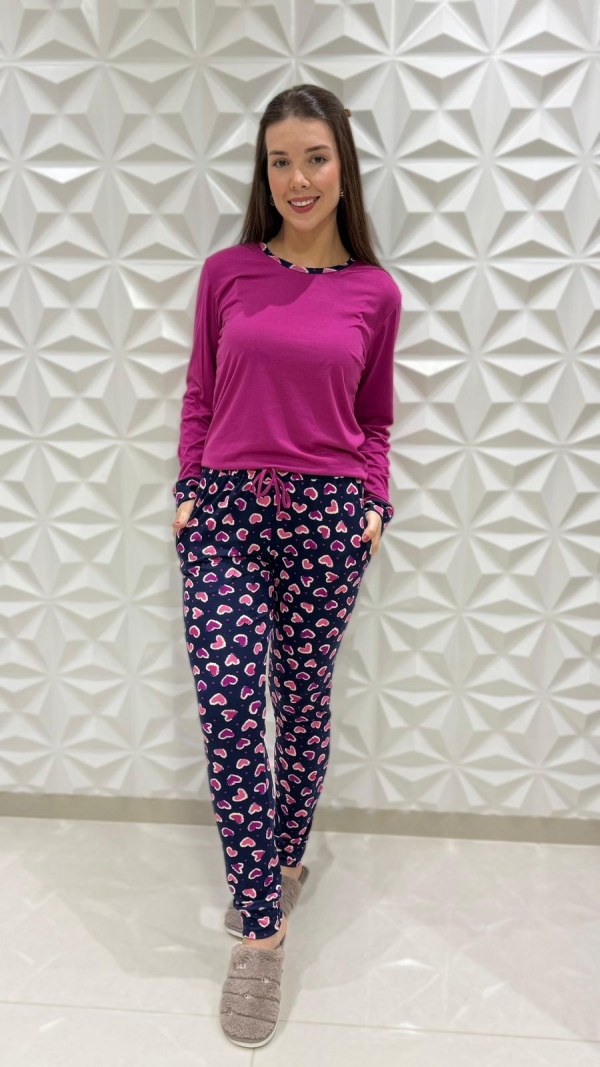 Conjunto de Dormir – Suede Tam P
