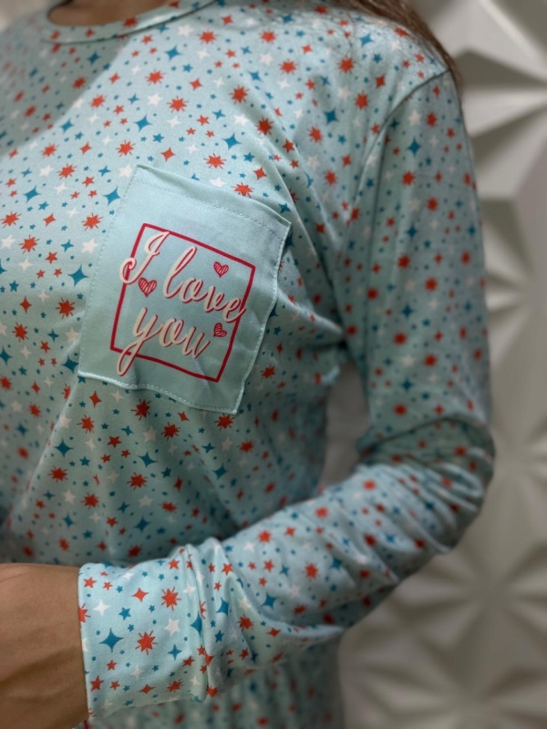Conjunto de Dormir – Suede Tam P - Imagem 2
