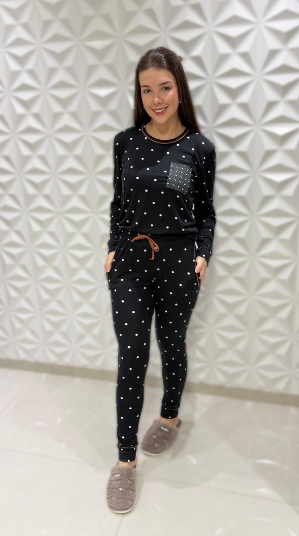 Conjunto de Dormir - Suede Tam G