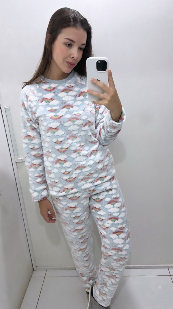 Conjunto de Dormir - Pijama de Fleece - Imagem 2