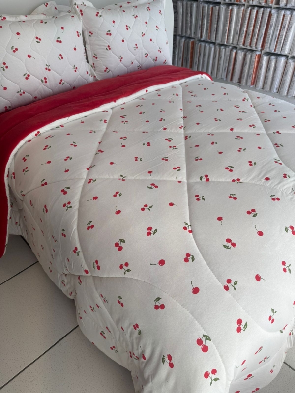 Coberdrom Malha cerejinha 100% Algodão - Plush Liso - Imagem 7