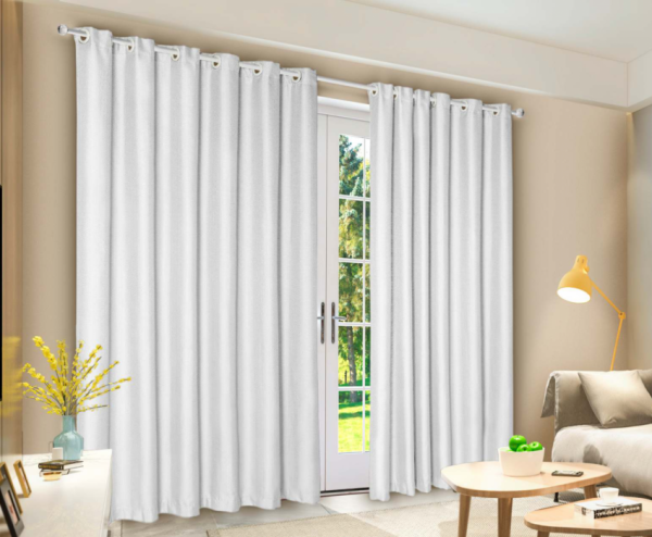 Cortina Black out Liso Branco lizil decor 2,80 x 1,70