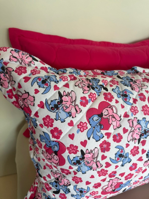 Coberdrom Malha lilo e Stitch 100% Algodão – Plush canelado - Imagem 6