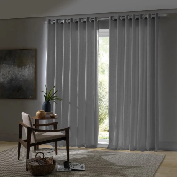 Cortina Rustica Salta 3,00m x 1,70m - Cinza Escuro