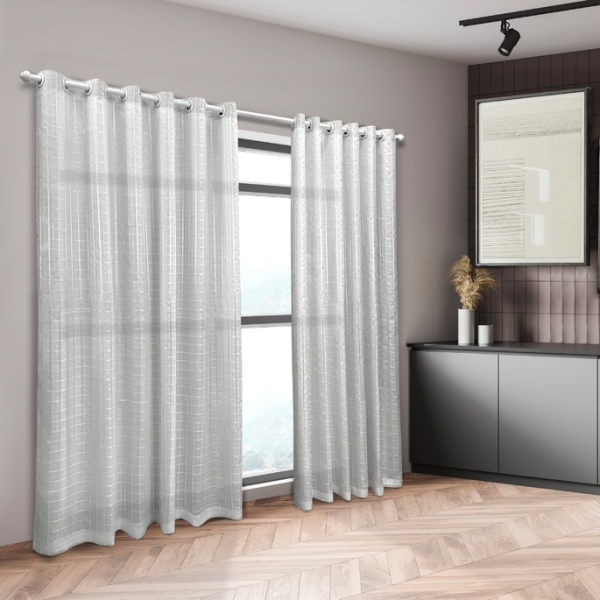 Cortina Lizil Decor  2,80 X 1,50 Sala Quarto Branca