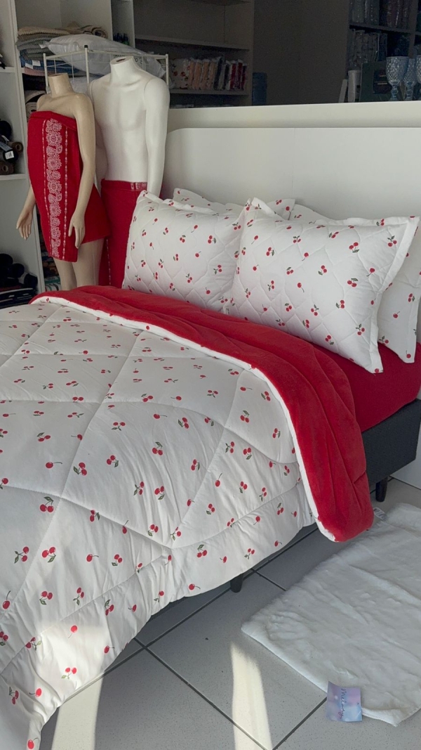 Coberdrom Malha cerejinha 100% Algodão - Plush Liso
