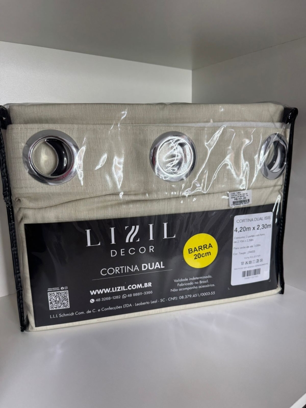 Cortina Lizil Decor Bege