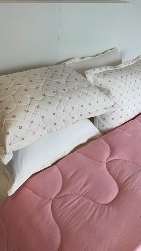 Edredom Malha 100% Algodão – Queen Poa Rose - Imagem 3
