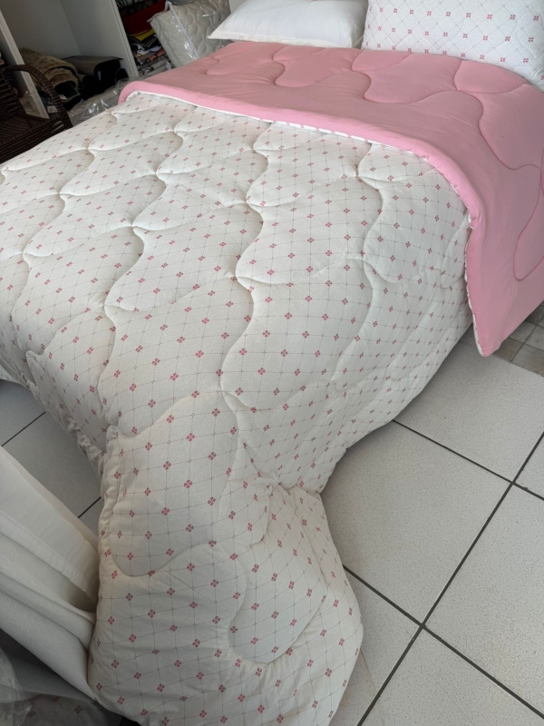 Edredom Malha 100% Algodão – Queen Poa Rose - Imagem 6