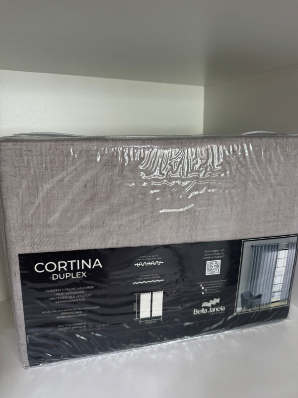 Cortina Bella Janela 4,20 x 2,50 linen - Imagem 3