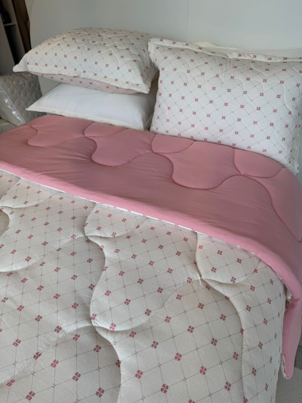 Edredom Malha 100% Algodão – Queen Poa Rose - Imagem 5