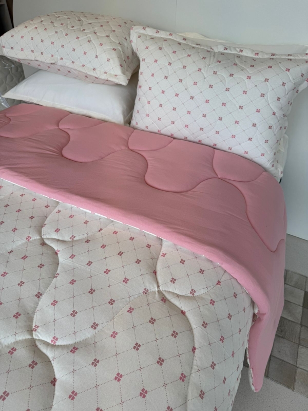Edredom Malha 100% Algodão – Queen Poa Rose - Imagem 7