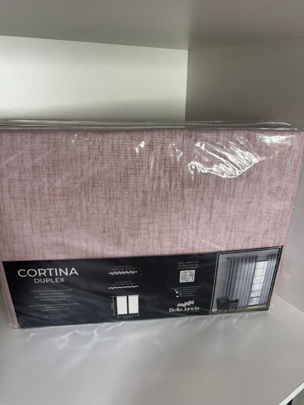 Cortina Bella Janela glam Rose 3,0 x 2,30 - Imagem 4